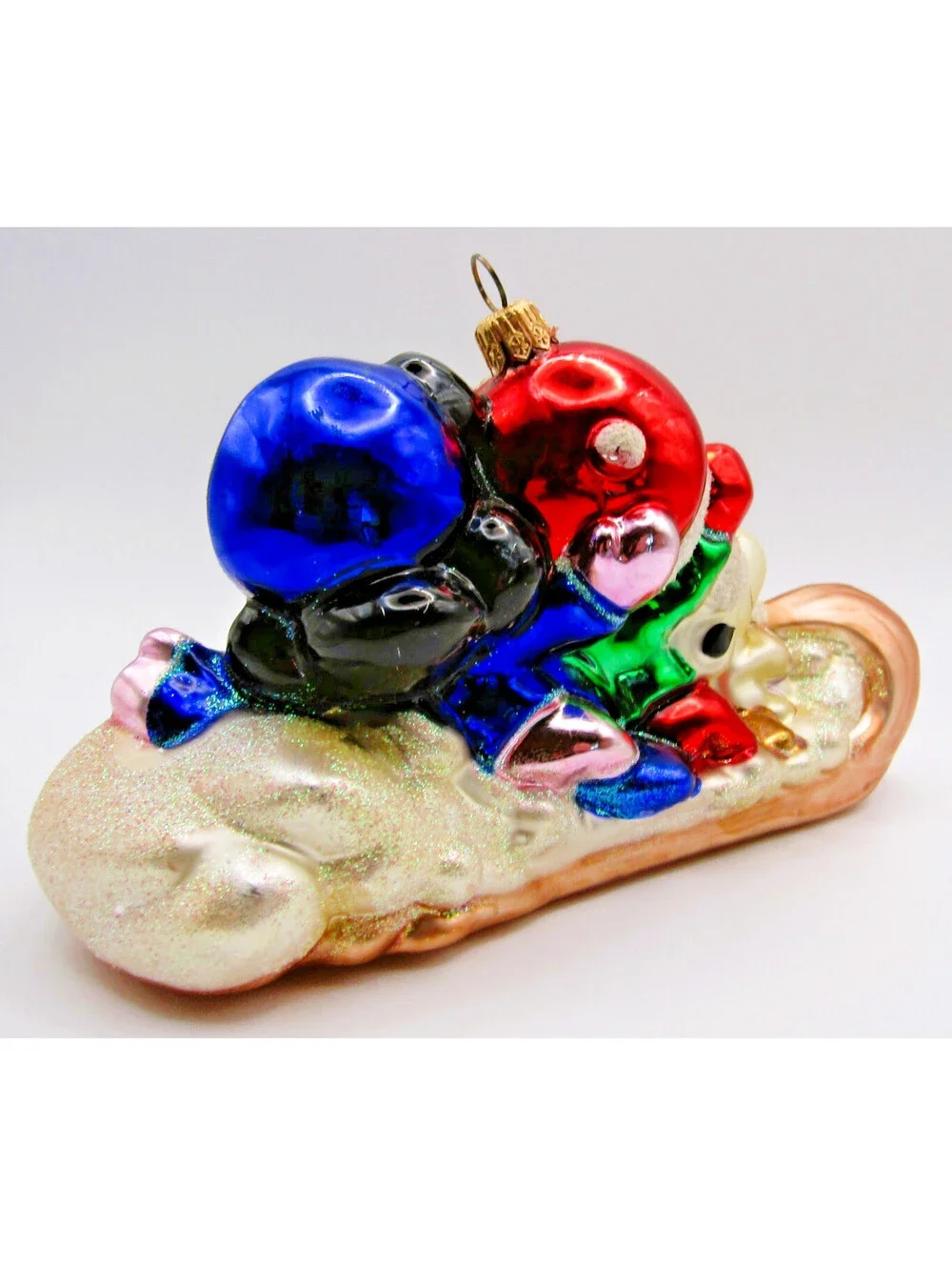 Kurt S. Adler Komozja Polonaise Peanuts on Toboggan Ornament with Box